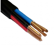 Кабель силовой ВВГнг-LS 5х6 кв.мм медный 0,66 кВ с ПВХ изоляцией негорючий с низким дымо- и газовыделением
