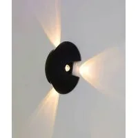 Настенный светильник BRAND, Черный, 3*3Вт, 3000K, IP54, LWA0121C-BL-WW LWA0121C-BL-WW DesignLed 002802