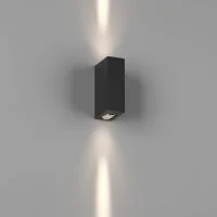 Бра двухстороннее , Черный, 6Вт, 3000K, IP54, GW-A151-2-6-BL-WW GW-A151-2-6-BL-WW DesignLed 004670