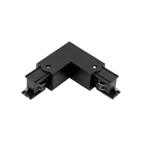 L коннектор для трековых систем, левый, черный CN-3F-L-L-BL DesignLed 004386