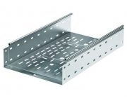 Лоток перфорированный 400х100 L 3000, цинк-ламельный