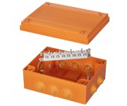 Коробка пластиковая FS с кабельными вводами иклеммниками,IP55,150х110х70мм, 12р, 450V,6A,4мм.кв