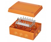 Коробка пластиковая FS с кабельными вводами иклеммниками,IP55,240х190х90мм, 20р, 450V,6A,4мм.кв