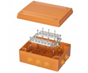 Коробка пластиковая FS с кабельными вводами иклеммниками,IP55,240х190х90мм, 12р, 450V,32A,10мм.кв