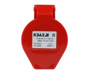 Розетка кабельная 214 16А 380AC 3P+PE 6ч IP44 КЭАЗ