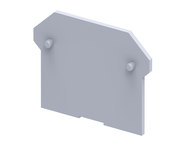 Крышка концевая для клеммы проходной OptiClip EP2,5/4UN-серый