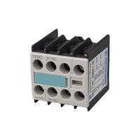 3RH1911-1FA11, 1НО+1НЗ, для контакторов типоразмера S00, фронтальный, винтовые клеммы, IP20, блок-контакт  (ЭТ)