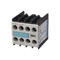 3RH1911-1FA20, 2НО, для контакторов типоразмера S00, фронтальный, винтовые клеммы, IP20, блок-контакт  (ЭТ)