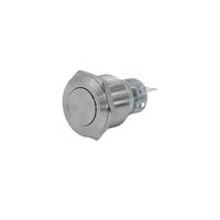 GQ22-L-11/S, металл, 1C1NO1NC, серебристая цилиндрическая кнопка, d22мм, IP65  (ЭТ)