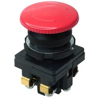КЕ-141 У2 исп.2, красный, 1з+1р, гриб с фиксацией, IP54, 10А, 660В, выключатель кнопочный (ЭТ)
