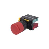 ВК22-ES445-65У1, красный, 1НО+1НЗ, гриб с фиксацией 30мм, d22мм, IP65  (ЭТ)