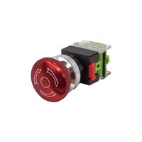 ВК30-М11TSC/R/P, красный, 1НО+1НЗ, гриб с фиксацией 40мм, d30мм, IP65  (ЭТ)