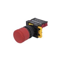 ВК22-ES442-65У1, красный, 1НЗ, гриб с фиксацией 30мм, d22мм, IP65  (ЭТ)