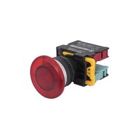 ВК22-EC45-65У1, красный, 1НО+1НЗ, гриб без фиксации 40мм, d22мм, IP65  (ЭТ)