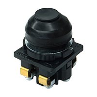 КЕ-081 У2 исп.2, черный, 1з+1р, цилиндр, IP54, 10А, 660В, выключатель кнопочный (ЭТ)