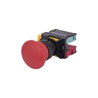 ВК22-ES545-65У1, красный, 1НО+1НЗ, гриб с фиксацией 40мм, d22мм, IP65  (ЭТ)