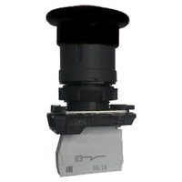 КМЕ 5112м УХЛ3, чёрный, 1но+2нз, гриб без фиксации, IP40  (ЭТ)