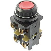 КЕ-012 У3 исп.7, красный, 2з+1р, цилиндр, IP40, 10А, 660В, выключатель кнопочный (ЭТ)