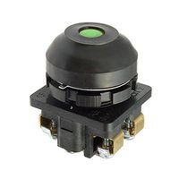 КЕ-081 У2 исп.2, зеленый, 1з+1р, цилиндр, IP54, 10А, 660В, выключатель кнопочный (ЭТ)