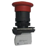 КМЕ 5522м -Ф УХЛ2, красный, 2но+2нз, гриб с фиксацией, IP54  (ЭТ)