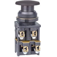 КЕ-022 У3 исп.9, черный, 3р, гриб без фиксации, IP40, 10А, 660В, выключатель кнопочный (ЭТ)