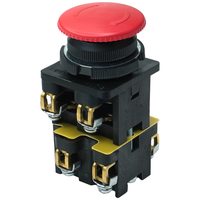 КЕ-022 У3 исп.3, красный, 2з+2р, гриб без фиксации, IP40, 10А, 660В, выключатель кнопочный (ЭТ)