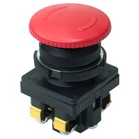 КЕ-131 У3 исп.2, красный, 1з+1р, гриб с фиксацией, IP40, 10А, 660В, выключатель кнопочный (ЭТ)