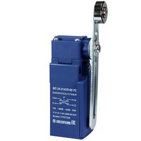 ВП 24-2143П-65 У2 (XCKN2143),рычаг стальн.ролик,рег.по дл,1з+1р,мгнов.,20мм,б/сальн.,3А,IP65 (ЭТ)