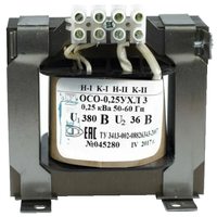 ОСО-0,25 УХЛ3 380/36, IP00, трансформатор