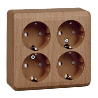 4-местная РОЗЕТКА с з/к со шторками