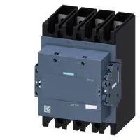 Контактор, AC-1, 275 А/400 В/40 °C, S10, четырехполюсный, 100–250 В AC/DC, 2 НО + 2 НЗ, присоединительная шина/ винтовой зажим