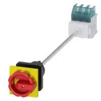 АВАРИЙНЫЙ ГЛАВНЫЙ УПРАВЛЯЮЩИЙ ПЕРЕКЛЮЧАТЕЛЬ 3 ПОЛЮСА IU=25, P/AC-23A AT 400V=9, 5KW МОНТАЖНОЕ ОСНОВАНИЕ МОНТ. РЕЙКА /МОНТАЖ ПОСР. 2 ОТВЕРСТИЙ ПОВОРОТНЫЙ ИСП. МЕХАНИЗМ КРАСН\ЖЕЛТ.