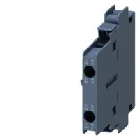 БЛОК ДОП.КОНТАКТОВ, 2 НO, DIN EN50005, БОКОВОЙ, 17.5 MM ВИНТОВЫЕ КЛЕММЫ, РАЗМЕР S0..S3 ДЛЯ ПУСКАТЕЛЕЙ, 2-ПОЛЮС.