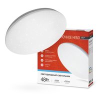 Светильник светодиодный DECO 48Вт 230В 6500К 3120лм 350х55мм НОЧНОЕ НЕБО IN HOME