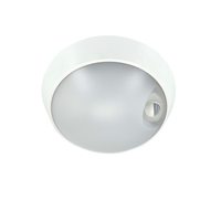 Светильник светодиодный WP 15 C 18W OP 840 D220 WH MDM 220х80мм 18Вт 4000К IP65 ЖКХ круглый пылевлагозащ. с датчиком движения бел. Русский Свет 15071524504