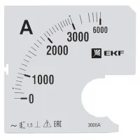 Шкала сменная для A961 3000/5А-1.5 PROxima EKF