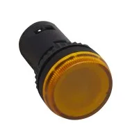 Лампа сигнальная монобл. 130В жел. Osmoz Leg