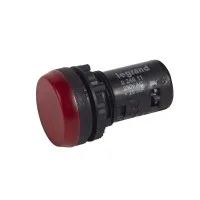 Лампа сигнальная монобл. 230В красн. Osmoz Leg