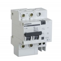 Выключатель автоматический дифференциального тока 2п 16А 30мА АД12 GENERICA IEK MAD15-2-016-C-030