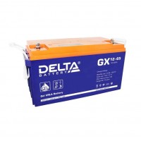 Аккумулятор 12В 65Ач (350х167х179; 23.4кг) клеммы под болт Delta GX