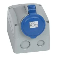 Розетка накладная 32А 230В 2К+3 IP44 Leg 090180 Leg