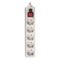 Удлинитель с сетевым фильтром 5х3м с заземл. 10А IP20 71 862 NSP-05-300-ESC-3х0.75 Navigator