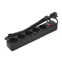 Фильтр сетевой FOP-05GS-180 5х1.8м 10А/2.2кВт с выкл. з/к ПВС 3х10.75 ФАZА
