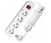 Удлинитель 4х5м с заземл. 13А IP20 S-304 с выкл. ПВС 3х1 UNIVersal 9631991