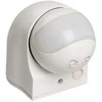 Детектор движения ДД 010 1100Вт угол. обз. 180град. IP44 бел. IEK LDD10-010-1100-001