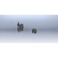 Комплект петель для двуств. двери (уп.8шт) ДКС