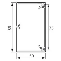 Кабель-канал 85х50 L2000 пластик METRA Leg