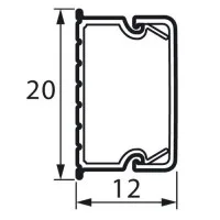 Мини-канал 20х12мм METRA (дл.2м) Leg