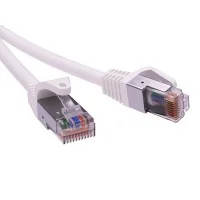 Патч-корд экранированный кат.5е F/UTP 4х2 LSZH 5м бел. ДКС