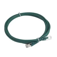 Патч-корд LCS RJ45 S/FTP кат.6А 2м зел. Leg